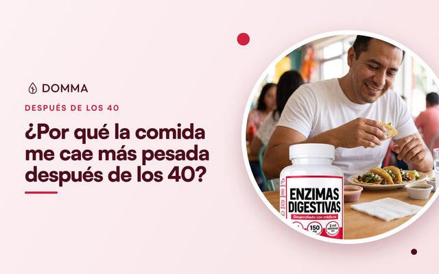 ¿Por qué la comida me cae más pesada después de los 40?
