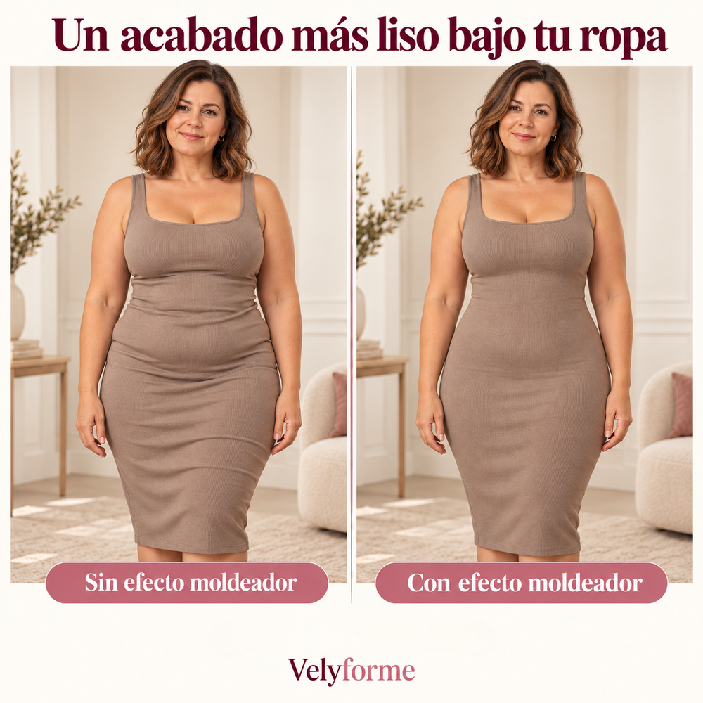 Velyforme® Panty Moldeadora de Cintura Alta – Vientre Plano sin Esfuerzo
