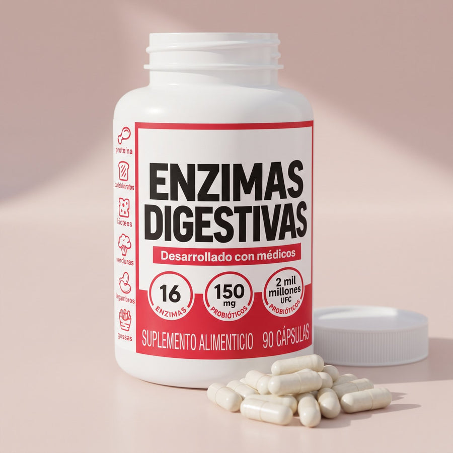 16 enzimas + probióticos