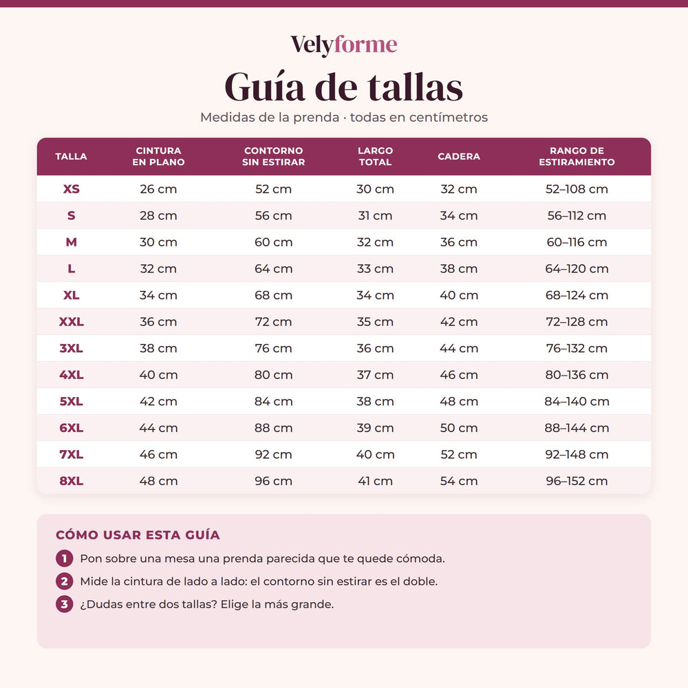 Velyforme® Panty Moldeadora de Cintura Alta – Vientre Plano sin Esfuerzo
