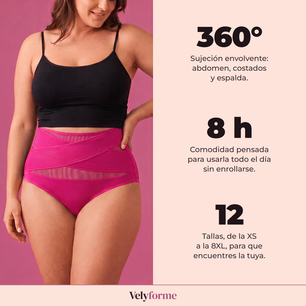 Velyforme® Panty Moldeadora de Cintura Alta – Vientre Plano sin Esfuerzo